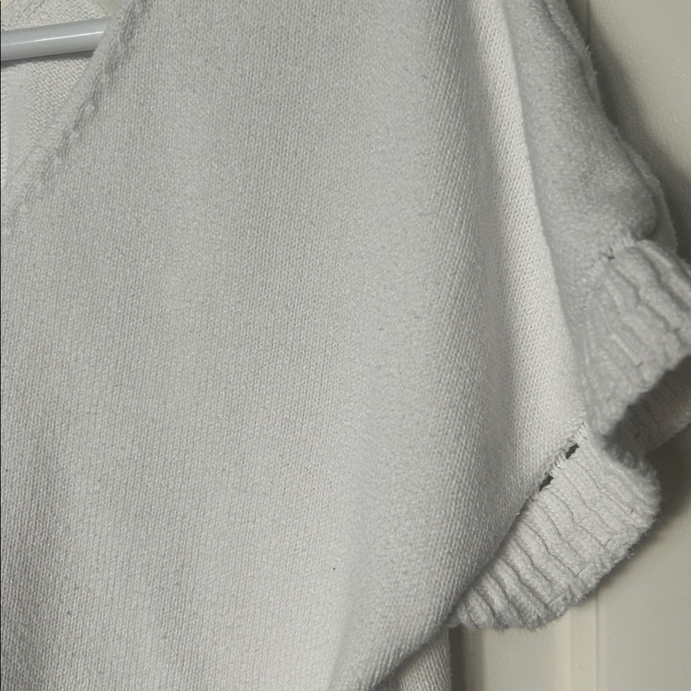Joie Classic White Knit Top - Picture 4 of 7